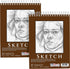 U.S. Art Supply 9" x 12" Premium Heavy-Weight Paper Spiral Bound Sketch Pad, 90 Pound (160gsm), Pad of 30-Sheets (Pack of 2 Pads)...