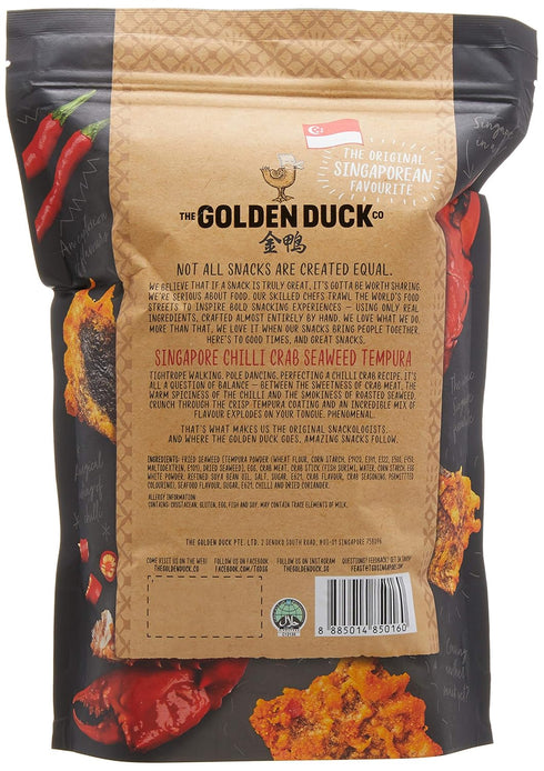 The Golden Duck Salted Egg Crab Seaweed Tempura...