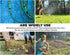 1/2 Inch Garden Hose 3.3FT, Boat Hose, Flexible Tubing with 3/4" Solid PVC Male to Female Fitting for Household, Outdoo...
