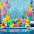 KatchOn, XtraLarge, Blue Foil Fringe Curtain - 8x3.2 Feet, Pack of 2 | Blue Backdrop Curtain for Under The Sea Party Decorations | Ocean Backdrop ...