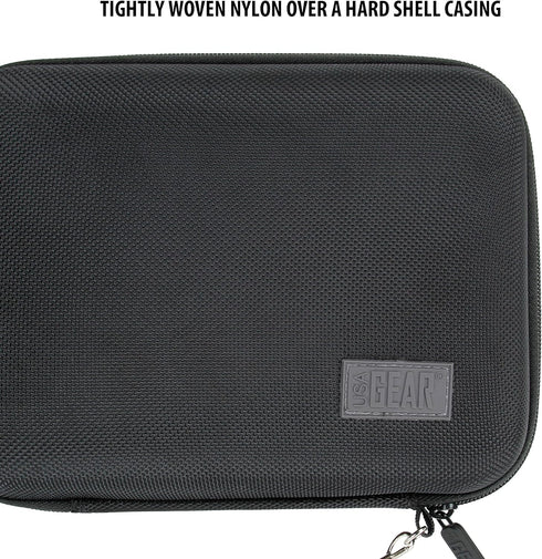 USA GEAR Hard Shell Electronic Organizer Travel Case 7.5 Inch - GPS Cases with Accessory Pocket and Water Resistant Exterior Compatible with Garmi...