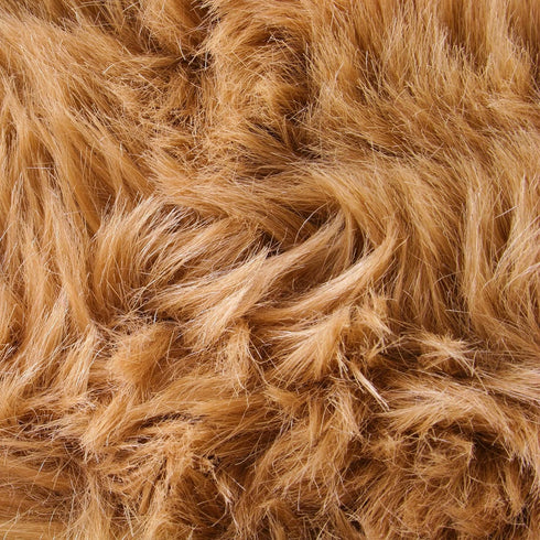 Faux Fur Fabric Shaggy Craft Fur Squares for Crafts,Gnomes,Costume,Camera Floor,Decoration (20×20 inches, Camel)...