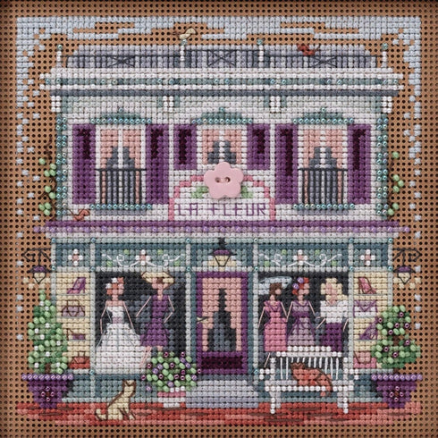 La Fleur Boutique Beaded Counted Cross Stitch Kit Mill Hill 2020 Buttons & Beads Spring MH142011...