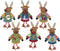 Design Works Crafts Ugly Sweater Reindeer Set/6 Counted Cross Stitch Ornament Kit...