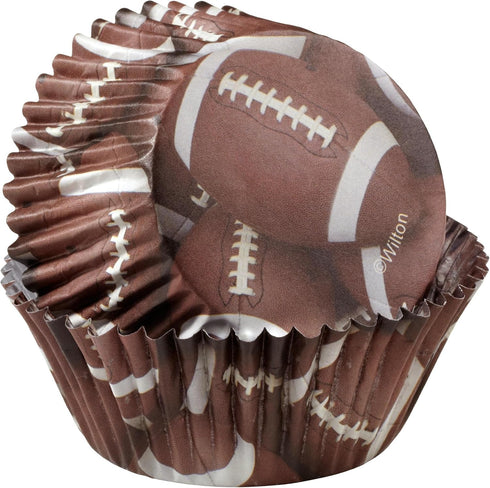 Wilton Standard Baking Cups, 36-Count, Football Color...