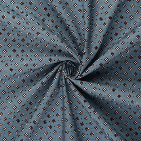 Mook Fabrics Cotton 2024 Fall Vintage Blender, Blue Cut by The yard...