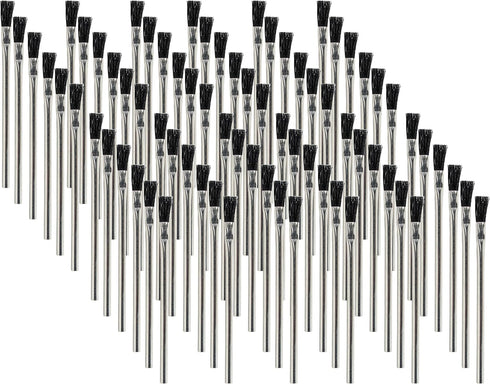 Pro Grade - Acid Brushes - 72 Count 3/8" Boar Hair Acid Flux Brushes...