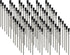 Pro Grade - Acid Brushes - 72 Count 3/8" Boar Hair Acid Flux Brushes...