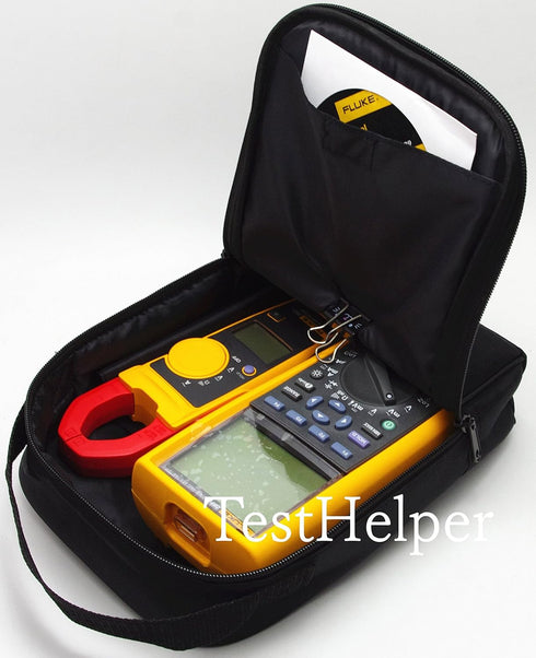 KCH20 Big Size Soft Carrying Case Use For Handheld Multimeter,Phase Indicator,Thermometer, Calibrator,Clamp meter,Network,Process Meter, Combo Kit...