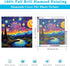 Starry Night Diamond Painting Kits for Adults - Starry Sky Diamond Art Kits for Adults Beginner, Landscape Scene DIY Full Drill Paintings with Dia...