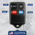 2X KeylessOption Key Fob Replacement for 1992 1993 1994 1995 1996 1997 1998 Ford Bronco Explorer F-150 Mazda B2300 Mercury Sable Lincoln Town Car ...