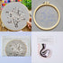 Silentsea 3 Sets of Starter Kits for Embroidery Beginners, Including 3* Embroidery Cloth with Patterns, Hoop, Needle, Manual and Other Manual DIY ...