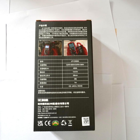 UNI-T UT-CS06A 400A AC Current Clamp Sensor, UT196/UT139C/UT117C Multimeter Option Current Clamp...