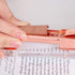 Elegant Ultra Clear Acrylic Rose Gold Desktop Stapler with 1000 Staples for Office Accessories(Rose Gold)...