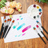 1 Inch Flat Head Paint Brushes Bulk Watercolor Acrylic Paint Brush Synthetic Nylon Hair Paintbrush Artist Painting Brush for Kids Detail Painting ...