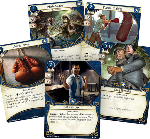 Fantasy Flight Games Arkham Horror The Card Game Nathaniel Cho Starter Deck - Unleash The Fury of a New Investigator! Cooperative Living Card Game...