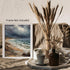 Posterizer 1 pcs- sea and beach themed oil painting style print 1-Landscape & Nature Art-Floral Botanical Art- Decor for Home & Office- unframed w...