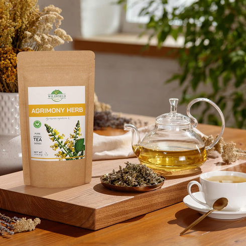 1.8 oz. Agrimony Herb Dried Cut Agrimony Herb Tea (Agrimonia eupatoria L.) - Agrimonia Herbal Tea 50g (1.8 oz)...