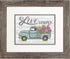 Dimensions Flower Truck Counted Cross Stitch Kit for Beginners, 7" x 5", 14 Cnt. White Aida, 5 5...