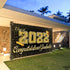 Class of 2022 Congratulations Graduate Banner -72x44 Inch Graduation Banner | Congratulations Banner Black and Gold Graduation Decorations 2022 | ...