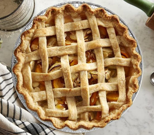 9" Aluminum Foil Pie Tins (25 Pack), Disposable Aluminum Pie Pans, Foil Pans for Baking, Cooking, Freezer Safe, Round Foil Pans, Foil Plates Perfe...