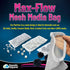 Aquatic Experts Max Flow Filter Media Bag - Durable Filter Bags for Fish Tank, Secure Aquarium Media Bag with Drawstring, Media Bags for Aquarium ...