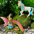 Mood Lab Fairy Garden - Unicorn Rainbow Set of 2 pcs - Miniature Figurines & Accessories Kit...