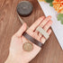 GORGECRAFT 1/2" Wide Dark Brown Faux Grain Buffalo Leather Strip Cord 79" Long Single Sided Leather Roll 1.2mm Thick Matte Synthetic Leather Cord ...