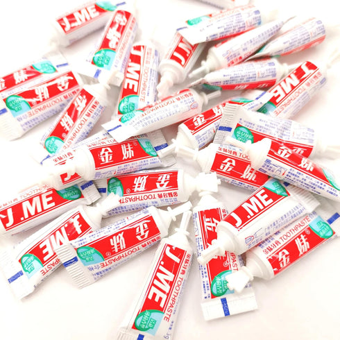 Jm Travel 0.1ounce Pocket Toothpaste for Hotel Outdoor Activities Camping Personal Teeth Care Agent Pack of 50...