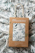 Miaoberry Organic Muslin Swaddle Blankets with Matching Hat and Wooden Hello World Newborn Sign | Eucalyptus Newborn Photography Props | Birth Ann...