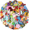 60PCS Random Assorted Styles Embroidered Patches, Sew on/Iron on Patches, Applique for Clothes Dress Pants Hats Jeans, Sewing Flowers Applique DIY...