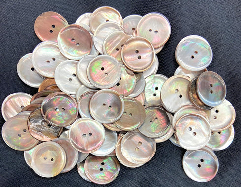 Beautiful Ocean Pearl ~Mother of Pearl Buttons ~ 100 Pcs~ 7/8...