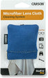 Carson Stuff-It Pro Microfiber Lens Cloth Cleaning System for Glasses, Smartphones, Tablets, Optics, Lenses, Cameras and More, 8.0'' x 8.0'' - Blu...