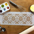 Designer Stencils Royal Damask Cake foodgrade stencil, 3.5 X 12.25...