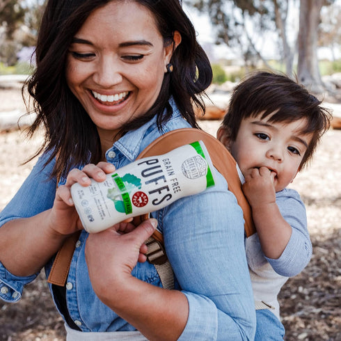 Serenity Kids 6+ Months Grain Free Puffs Toddler & Baby Snack | No Added Sugar, Gluten & Rice Free, Allergen Free | Made with Organic Cassava, Veg...