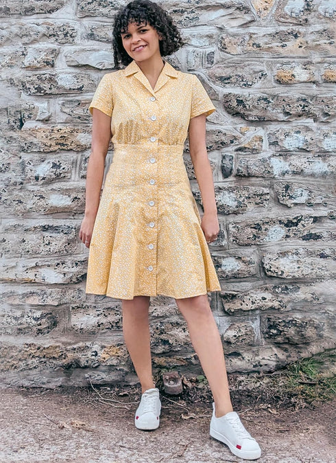 Know Me Misses' Button Front Dresses Sewing Pattern Kit, Design Code ME2031, Sizes 18-20-22-24-26...