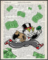 Posterizer 1 pcs-Monopoly Man Graffiti Dictionary Print-Retro Art-Urban Art- Gift for Men Women Entrepreneur Teens-Decor for Home & Office- unfram...