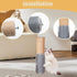 2 PCS Cat Scratching Post with Self Groomer Cat Brush, Jute Twine Vertical Scratcher Posts for Indoor Cats and Kittens, 11.8 Inches Cat Scratch Po...