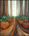 Posterizer 1 pcs-love grows here-heart forest-Valentine's day inspired -1-Romantic Art-Holiday Poster-Gift for Couples boyfriend girlfriend Husban...
