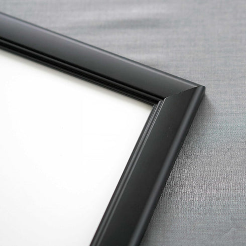 7x7 Frame Black Contemporary Wood Picture Square Frame - Picture Frame Includes UV Resistant Acrylic Protective Front, Acid-Free Foam Board Backin...