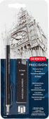 Derwent Mechanical Pencils 0.7, Metal Barrel, Precision, HB (2302429)...