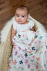 Lulujo Baby 100% Cotton Muslin Swaddle Blanket, 47 x 47-Inches, Butterfly...