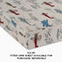 Fly-by Diaper Changing Pad, Grey Cover-Airplane Print...