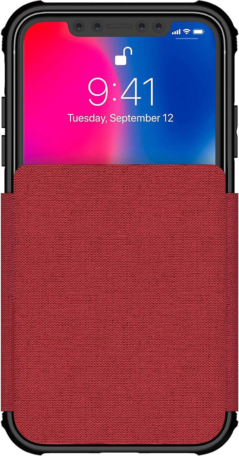 Ghostek Exec 3 iPhone XR Card Case with Industrial Strength Military Drop Protection for Apple iPhone XR 2018 | Supports Qi Wireless Charging | Wo...