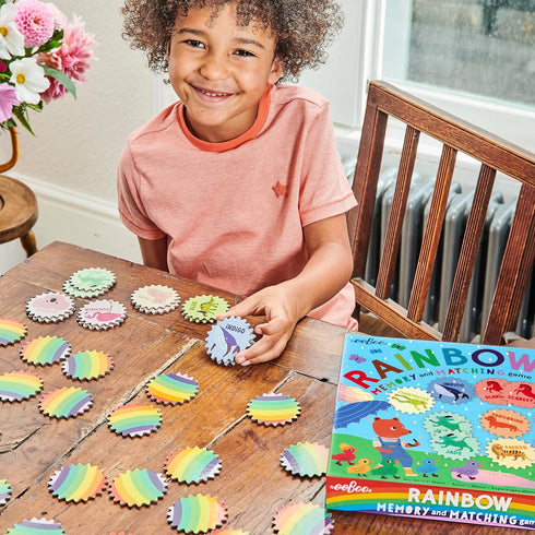 eBoo Rainbow Memory and Matching Game, 1 EA...
