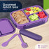 Bento Box Adult Lunch Box,Kids Child Lunch Box-Leak-Proof Bento Box with Utensil,Lunch Containers for Adults Men Women with 4 Compartments,Microwa...