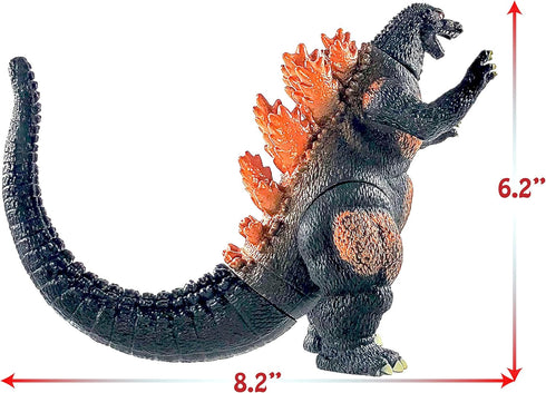 TwCare Burning Godzilla 1995, Movie Series King of The Monsters Movable Joints Action Figures Birthday Gift for Boys and Girls...