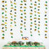 52Ft Gold Animal Green Palm Leaf Garland Banner Bunting Streamers Backdrop for Jungle Safari Animal Party Decorations Zoo Themed Wild One Forest 1...