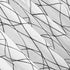 No. 918 Fraction 2-pack Mid-Century Modern Geometric Embroidery Semi-Sheer Rod Pocket Curtain Panel Pair, 50" x 84", Black...