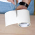 Gaffer Power Butyl Tape Patch & Seal | Waterproof | Plumbing | Pipe | USA Made Quality | Rubberized Flexible Weather Seal Tape | White | 4 Inch x ...